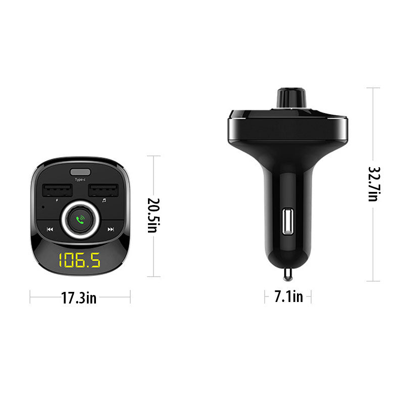 Bluetooth Car Kit Wireless FM Transmitter