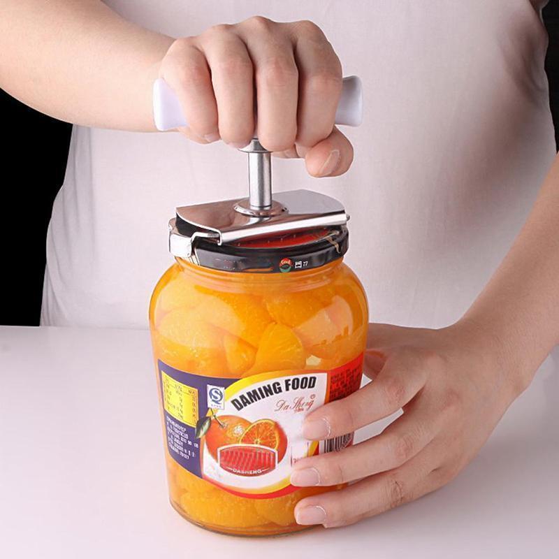 😍Size Adjustable Stainless Steel Can Opener Bottle Tin Cap