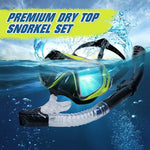 Premium Dry Top Snorkel Set