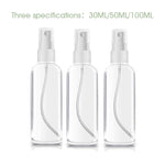 Portable Bottles Empty Clear Plastic Fine Mist Spray Bottles (3 PCs)