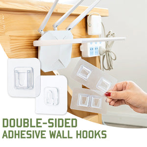 Double-sided Adhesive Wall Hooks (5/10/20 Sets)