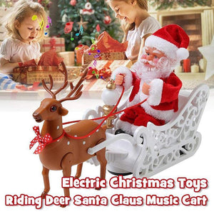 Electric Santa Claus Toys Music Deer