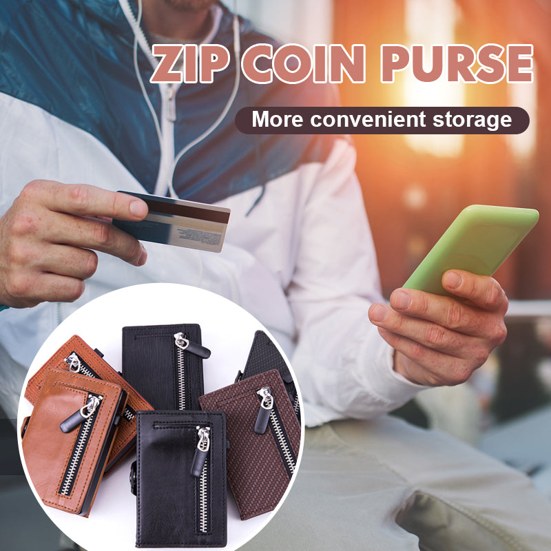 Ultra Slim Wallet with RFID Blocking