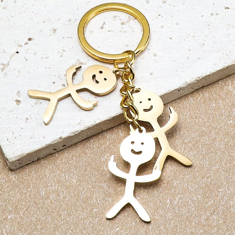 🤣Funny stick figure keychain🔑