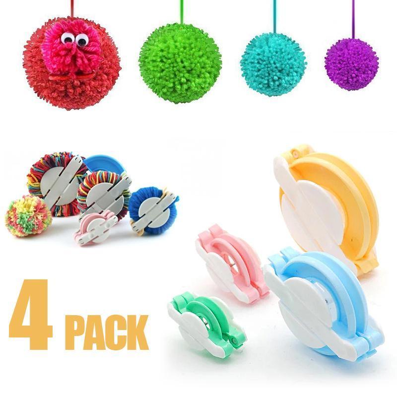 Pom Pom Maker (Set of 4)