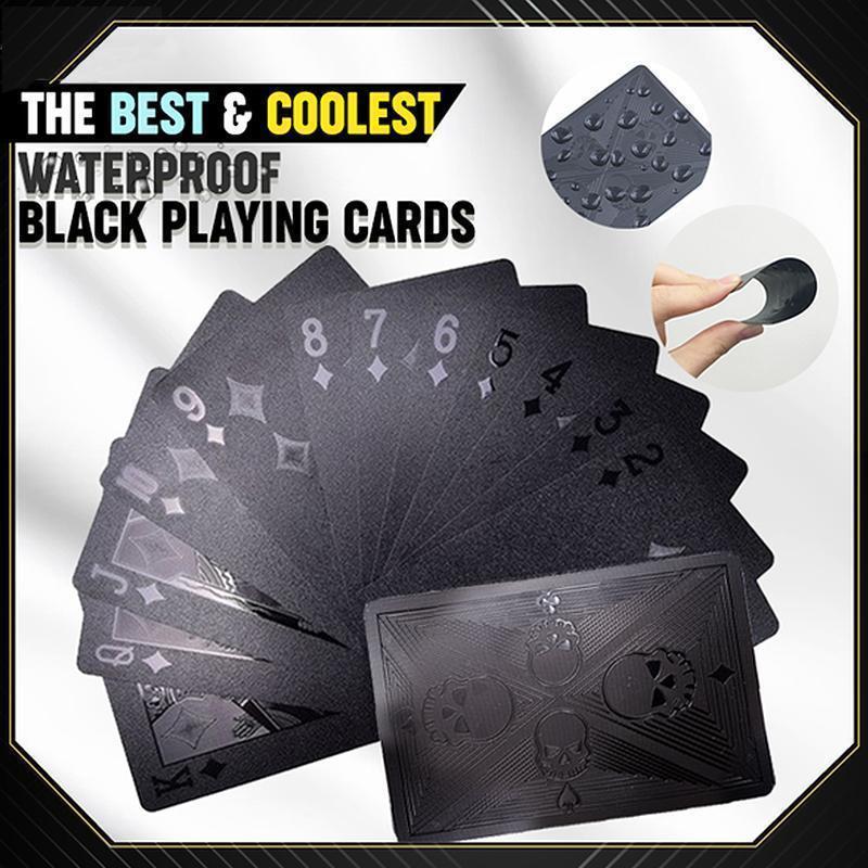 Waterproof Black Diamond Playing Cards