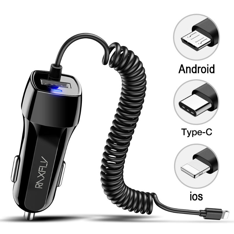 RAXFLY USB Car Charger for Cellphone