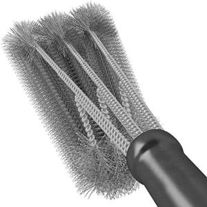 Hirundo 360° Clean Grill Brush, 18" Best BBQ Grill Brush