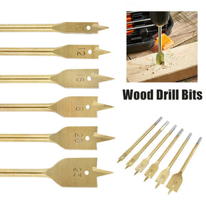 Titanium Plated Flat Drill Set