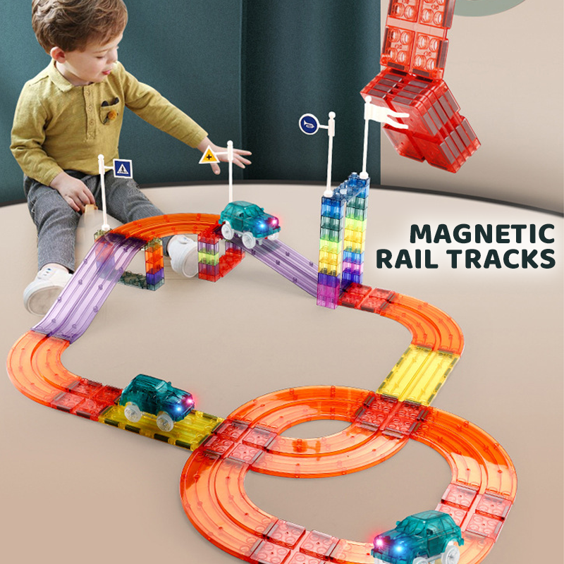 Magnetic Tracks Educational Toy Set