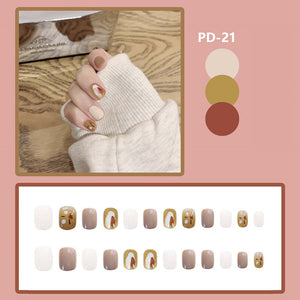 Full Cover Fake Nail Tips (24 PCs)