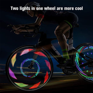 Bicycle waterproof warning light