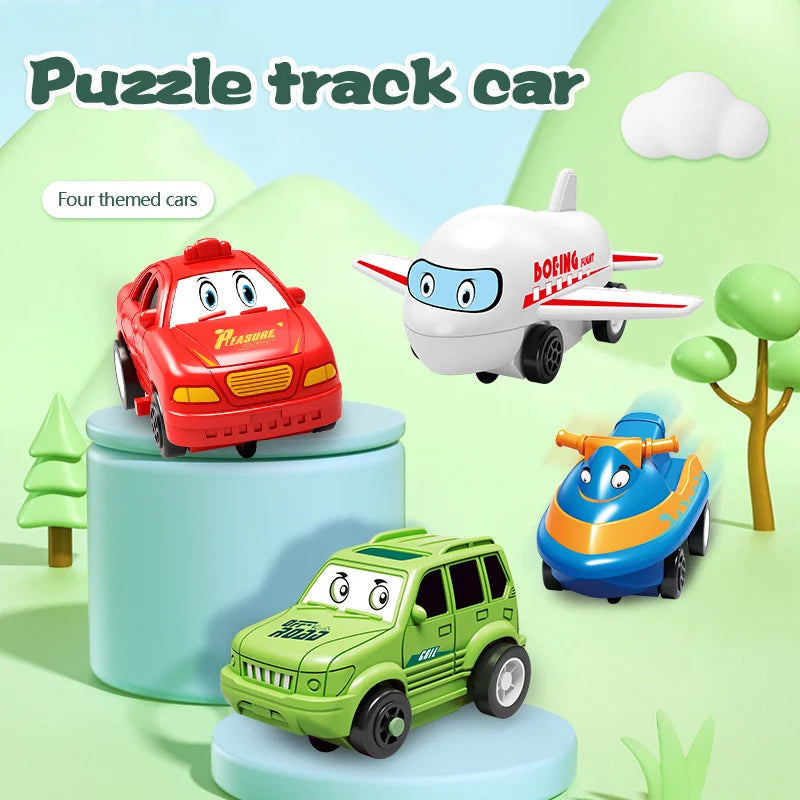 🧩Children's Educational Puzzle Track Car Play Set🧩