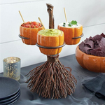 Halloween Pumpkin Snack Bowl Stand