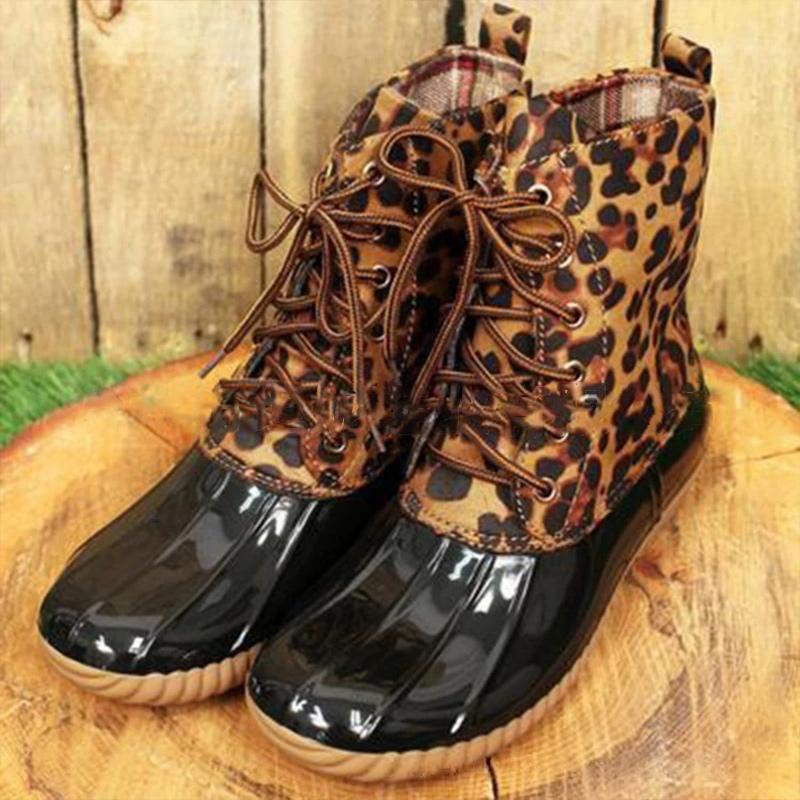 Women Chelsea Waterproof Rain Ankle Boots