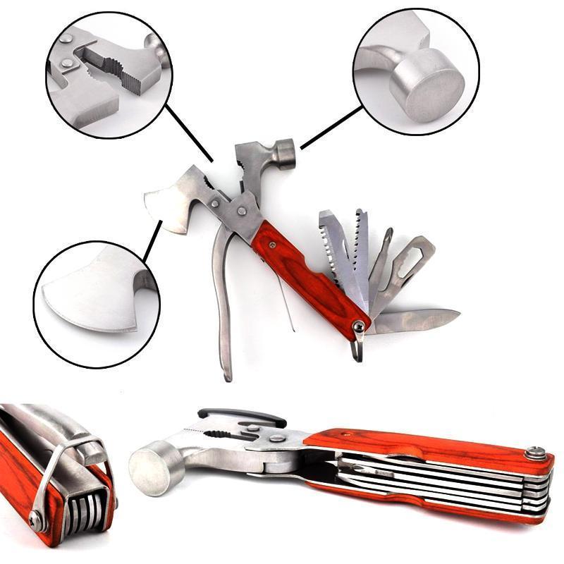 16 in 1 Stainless Steel Survival Gear Multi Tool