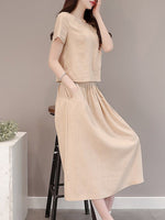 New Elastic Waist Patch Pocket  Plain Maxi Dress.AQ