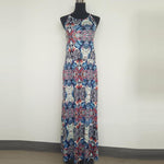 New Bohemian Halter Printing Beach Vacation Dress.AQ