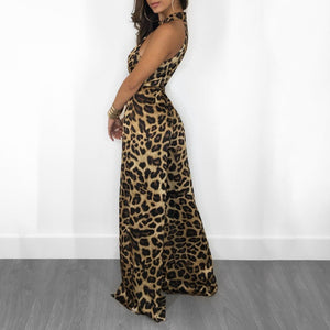 New Sexy Chic Slim Leopard Print Dress.AQ