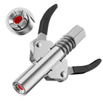 Strong Lock on Grease Couplers with 18 Inch Spring Flex Hose