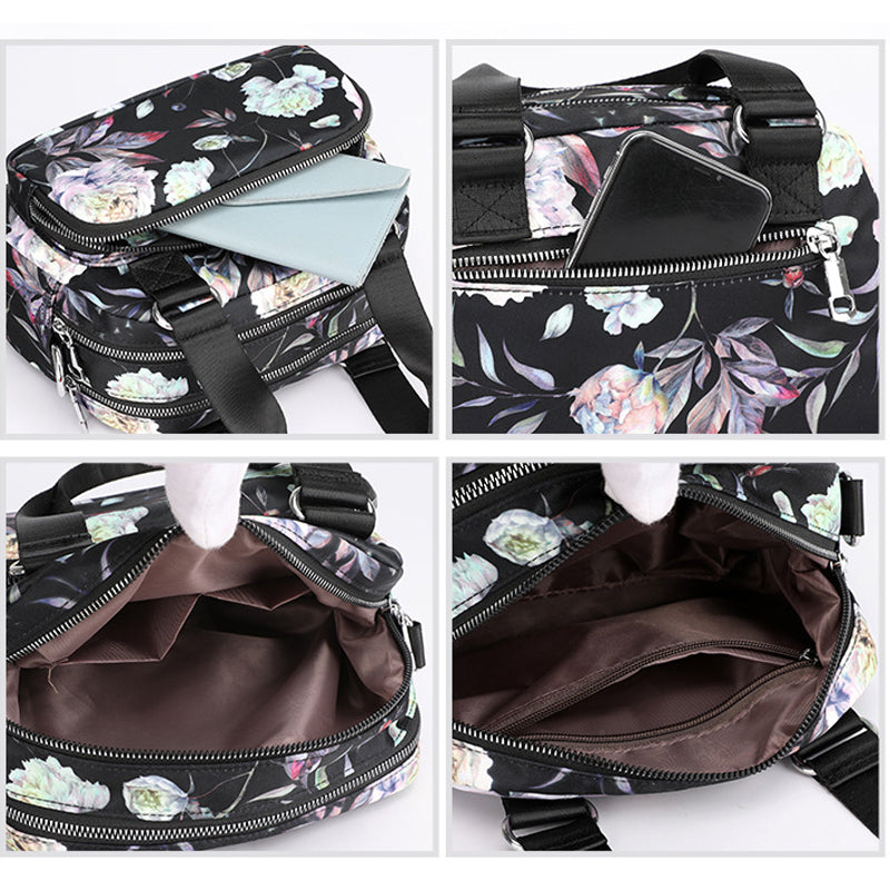 Waterproof Floral Crossbody Bag