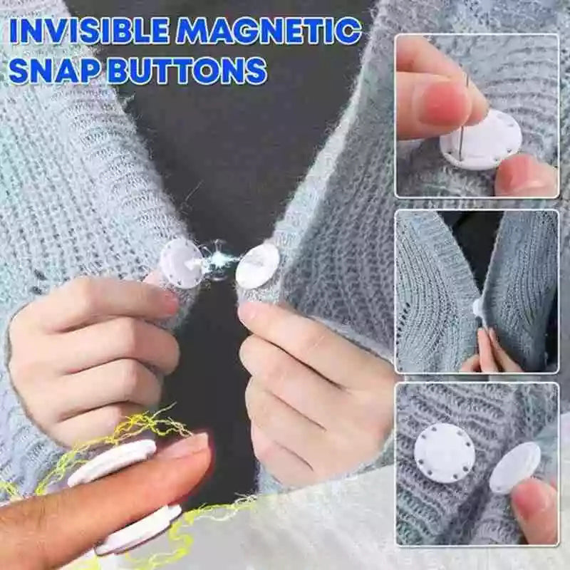 High-grade Invisible Magnet Button (5 Sets)