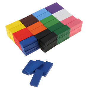 Colorful Domino Blocks Wooden Toys (120 PCs)