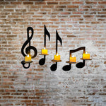 🔥Black Music Note Wall Sconce💡