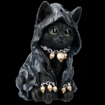 Gothic Cat Witch Grim Reaper Decoration