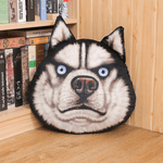 Creative Funny Simulation Husky Pillow