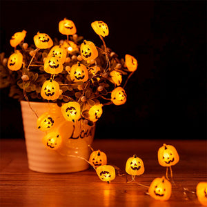 Halloween Pumpkin String Lights