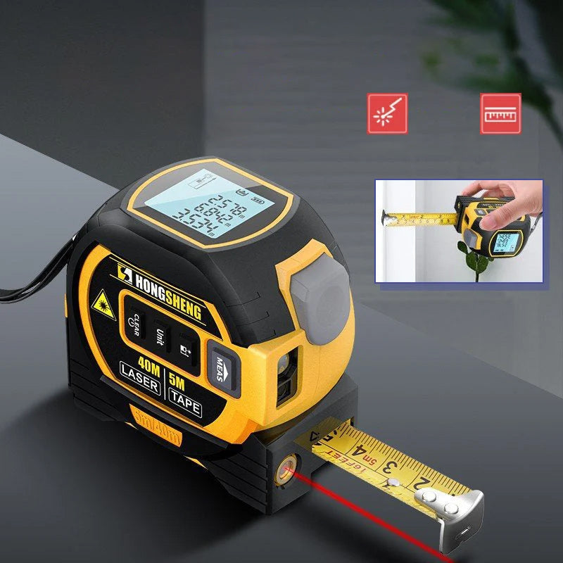 3-In-1 Infrared Laser Tape Measuring