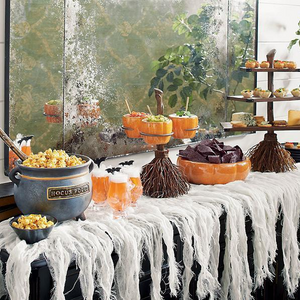 Halloween Pumpkin Snack Bowl Stand