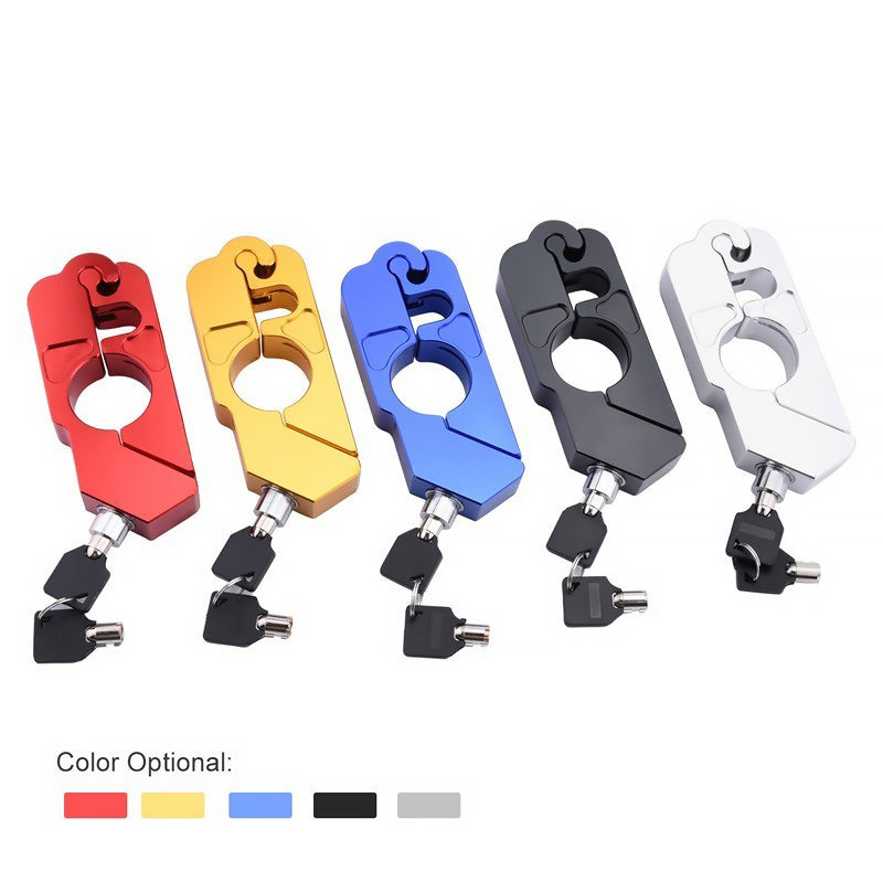 Aluminum alloy handlebar lock