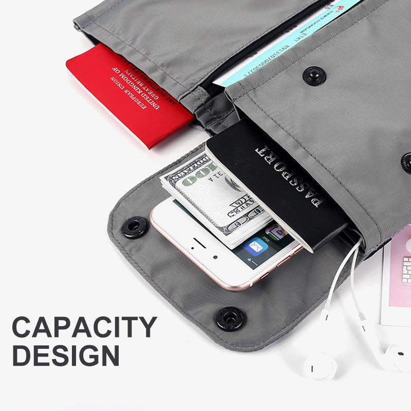 RFID Blocking Wallet Travel Pouch