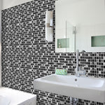 Black Mosaic Creative Tiles Stickers