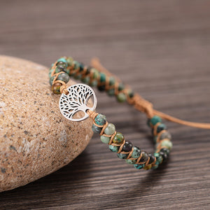 Handmade Natural Stone Boho Bracelet