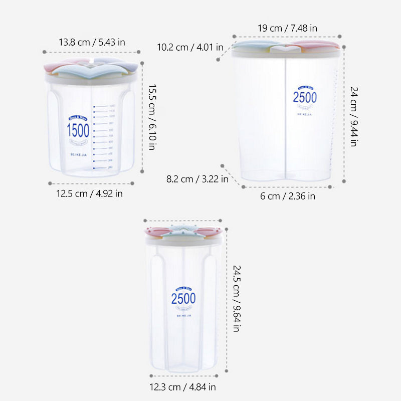 Transparent Sealed Food Storage Box