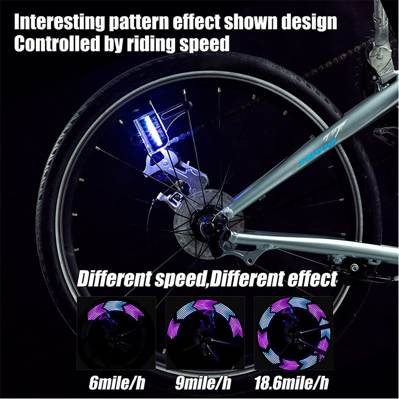 Bicycle waterproof warning light