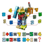 Number Learning Deformation Robot