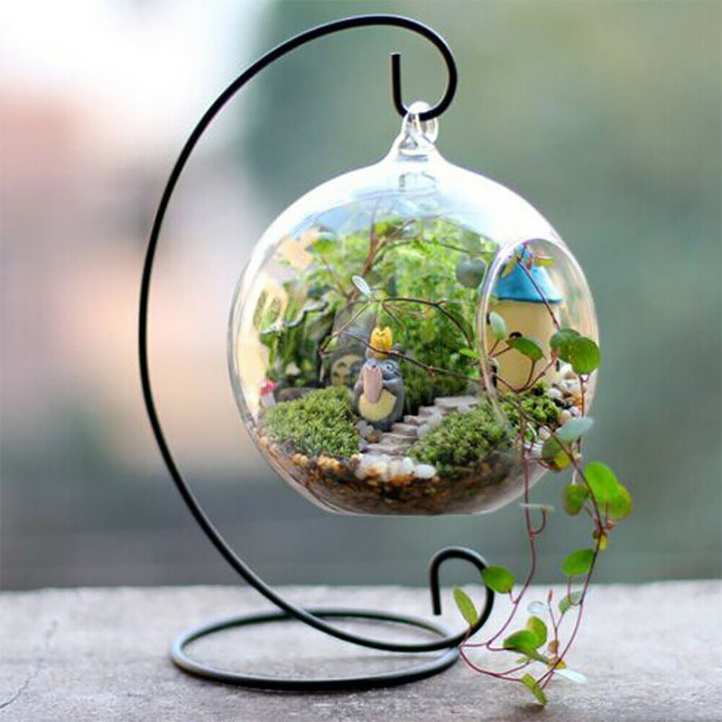 Hanging Glass Plant Pots