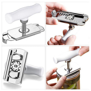 😍Size Adjustable Stainless Steel Can Opener Bottle Tin Cap