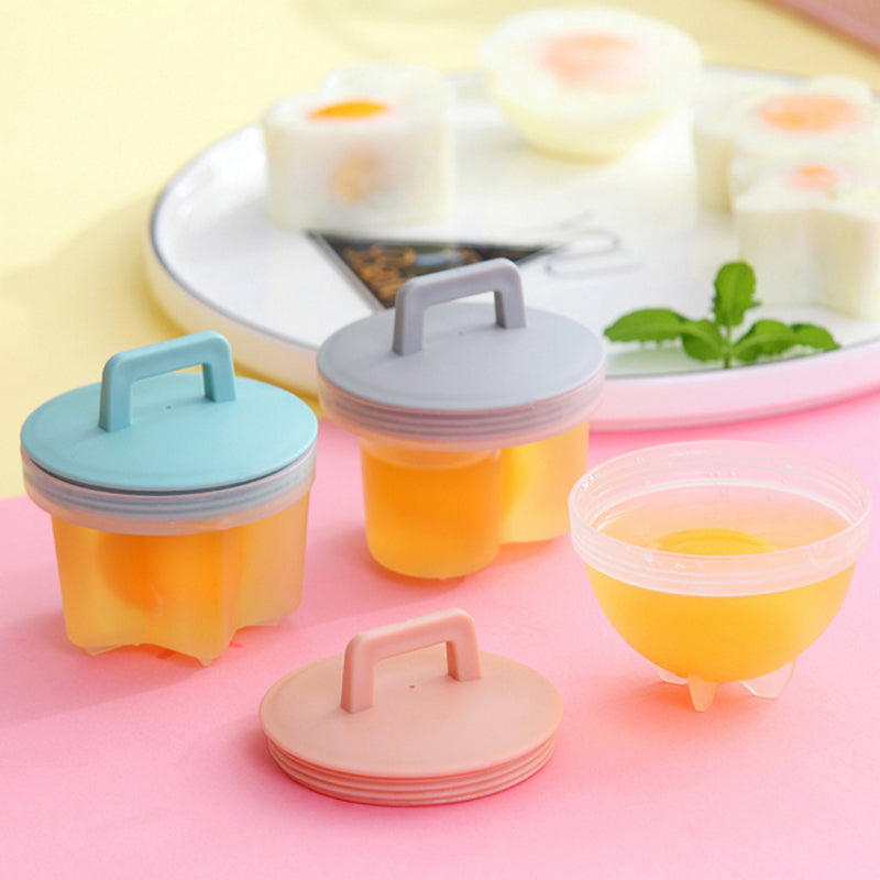 Egg Cooking Mold with Brush and Lid