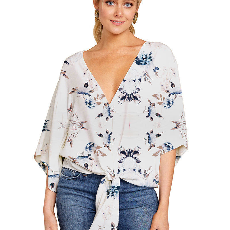 Women's Casual Floral Blouse