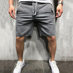 Men Loose Elastic Waist Shorts