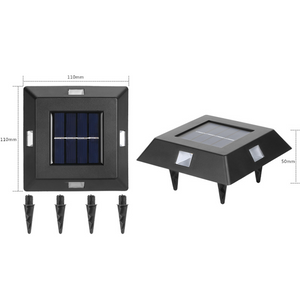 Outdoor Solar Wall Mount Path Lamp