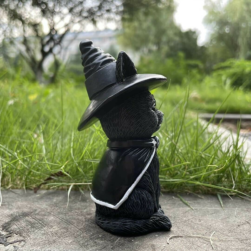 Halloween Lawn Decoration Cat Gnome