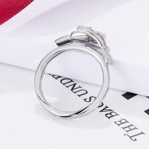 Jewelry inlaid 2-in-1 index finger ring