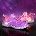 Luminous Fiber Optic Shoes