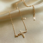 Heartbeat Love ECG Necklace